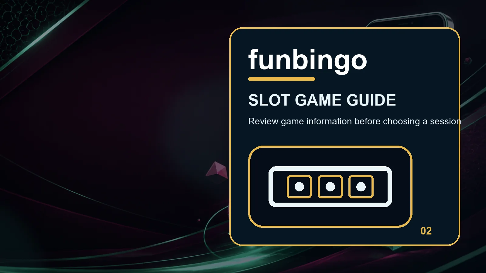 funbingo slots full-width visual guide 2